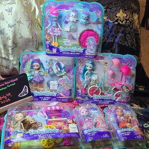 Enchantimals fruit cart, Saffi swan, Danessa deer, Jessa jellyfish, and more